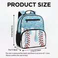 thumbnail image 7 of KUIFORTI Blue Ice Cream Toddler Backpack Girls Kids School Bag with Front Pockets Adjustable Straps Soft for Preschool Kindergarten Back to School Gifts, 7 of 7