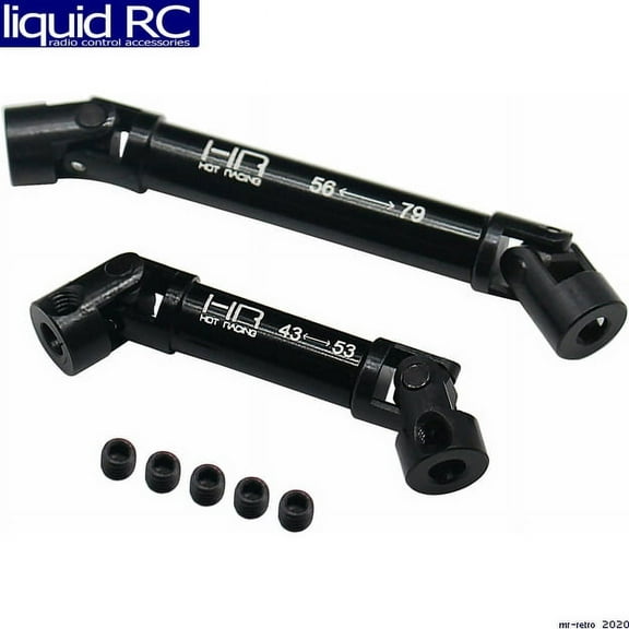 Hot Racing Steel Center Driveshaft L/M Scx 24 HRASXTF37M01 Electric Car/Truck Option Parts