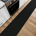 thumbnail image 4 of Ottomanson 2x27 Non-Slip Shag Runner Rug Plush Carpet for Bedrooms & Hallways, 2' x 27', Black, 4 of 8