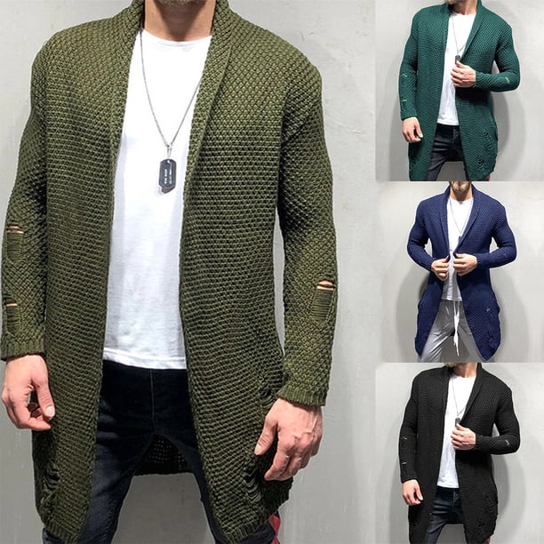 Chaqueta Punto YAOHUOLE - Cárdigan Hombre Invierno