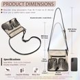 thumbnail image 7 of HELLHERO Zebra Pattern Purse Satchel, Stylish Shoulder Purse PU Leather Adjustable Strap Shoulder Bag for Weekend Getaways Travel, 7 of 7