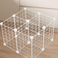 thumbnail image 1 of Mobutofu Refrigerator Storage Divider Freezer Basket White Iron Multilayer Separation 1Pack, 1 of 8