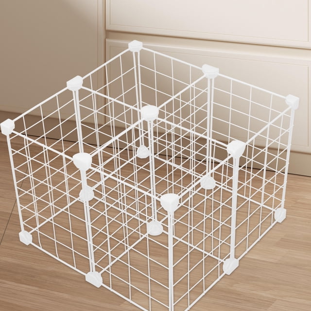 Mobutofu Refrigerator Storage Divider Freezer Basket White Iron Multilayer Separation 1Pack