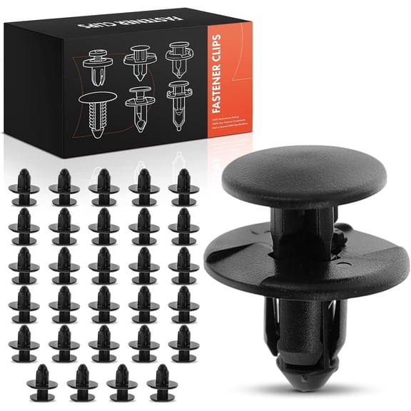 A-Premium 30 PCS Retainer Clip Fasteners Compatible with Chevrolet Silverado 1500, Equinox, Malibu, Cruze, Traverse, Impala, Tahoe, Camaro, Colorado, Sonic, Trax, Spark, Corvette, Volt, Blazer