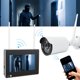 thumbnail image 2 of Cámara Inalámbrica, Monitor Cámara De Seguridad De Alta Definición, NVR Impermeable De Aspecto Nocturno 110-240V Tiendas Negocios Garajes Para Hogares, 2 of 8