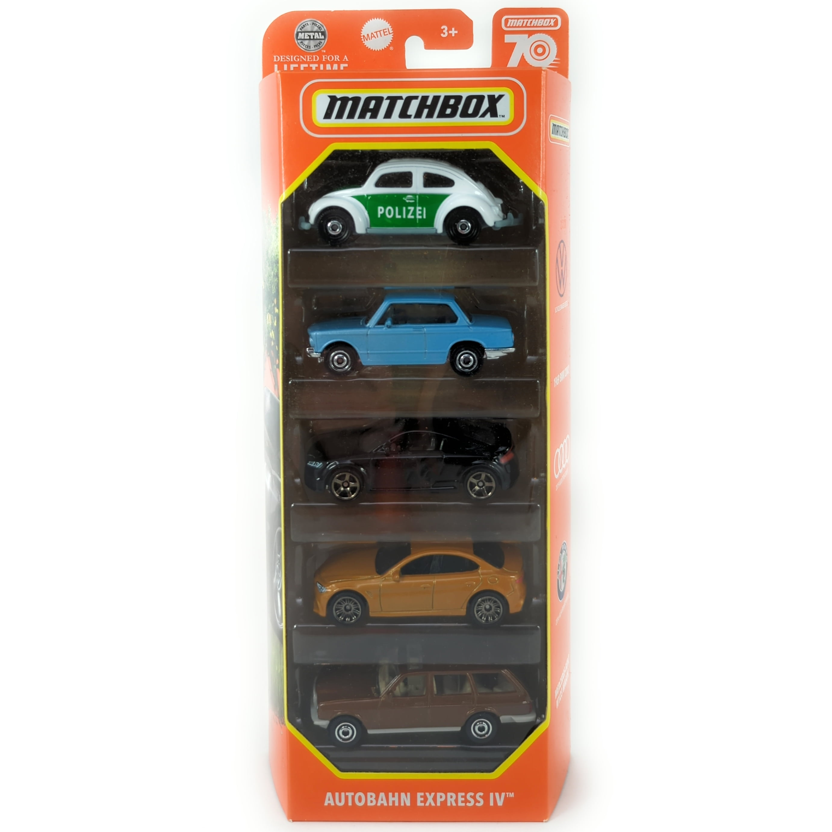 Matchbox Blue Highways III 5 Car Pack 1:64 Scale Die Cast