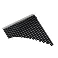 thumbnail image 1 of 16 Pipes Pan Flute Key of G A2 Abs Material With Storage Bag Strap Tutorial for Beginners and Pan Flute Lover, 1 of 7