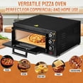 thumbnail image 4 of UBesGoo Electric Pizza Oven, 1800W Countertop Toaster Oven with Visible Window, Commercial & Home Use, Black, 4 of 8