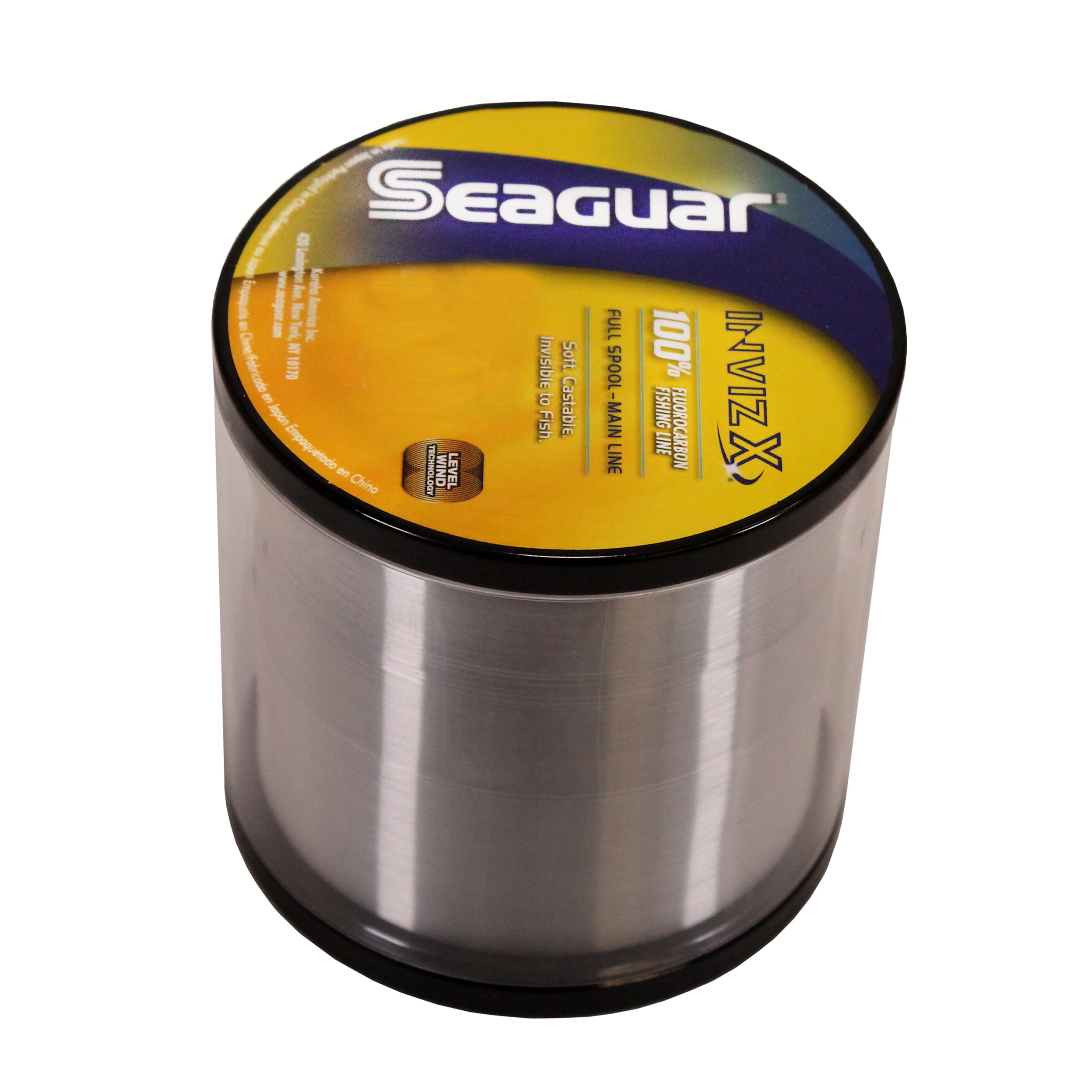Seaguar Abrazx 100% Fluorocarbon Fishing Main Line 200yd 12lb Clear 12AX200