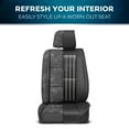 thumbnail image 4 of MotorBox American Black Flag Seat Covers for Trucks, Cars, & SUV - Napa Leather US Car Seat Covers American Flag Truck Accessories - Car Seat Cover American Flag Car Accessories Car Seat Protector, 4 of 6