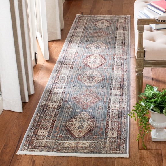 Safavieh Herat Aifric Oriental Runner Rug, Gray/Cream, 3' x 10'