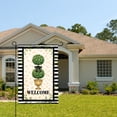 thumbnail image 2 of Amhnf Welcome Topiary Garden Flag For Home Outdoor Garden Yard Decor 12x18 inch, 2 of 5