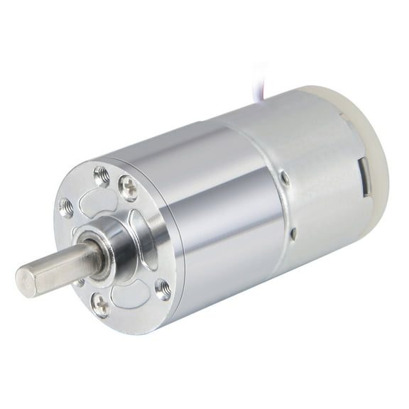 24V DC 15 RPM Gear Motor High Torque Reduction Gearbox Centric Output Shaft