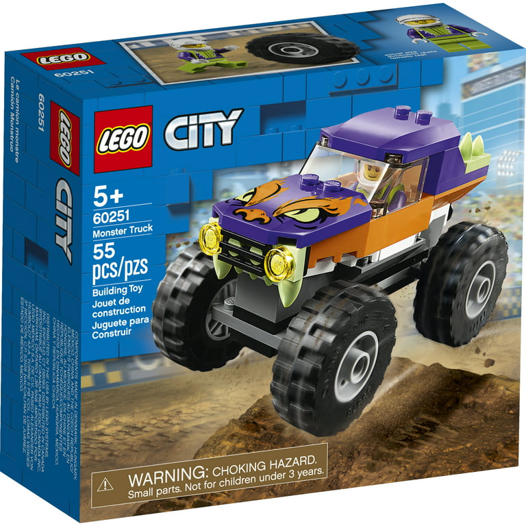Skygge Mysterium Inspiration LEGO City Monster Truck 60251 Building Sets for Kids (55 Pieces) -  Walmart.com