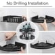 thumbnail image 2 of Bathroom Shower Corner Shelf Shower Caddy Storage Basket Shelves Adhesive Bathroom Shelf Organizer Wall Mounted For Shower Kitchen, 2 of 5