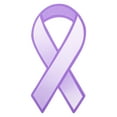 thumbnail image 2 of Purple Ribbon Paper Donation Ribbons (50 Paper Ribbons), 2 of 2