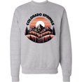 thumbnail image 2 of Inktastic Colorado Springs Colorado Mountains Adult Sweatshirt, 2 of 4