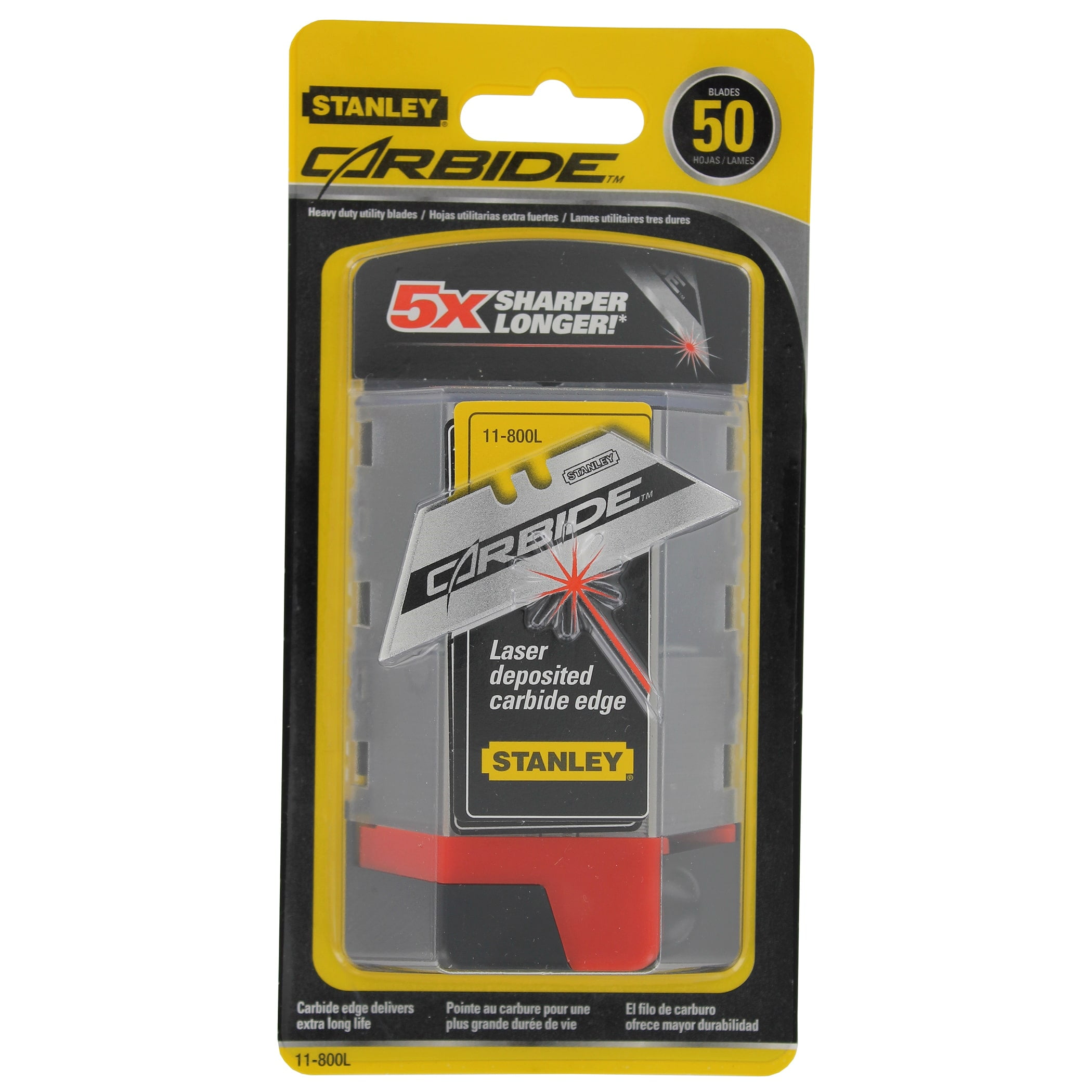 Carbide Utility Blade No 11-800 Stanley Consumer Tools 3pk for sale online 