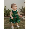 thumbnail image 6 of BemeyourBBs Girls Christmas Dress Sleeveless  Stars Layered Tulle Dress with Bells, 6 of 9