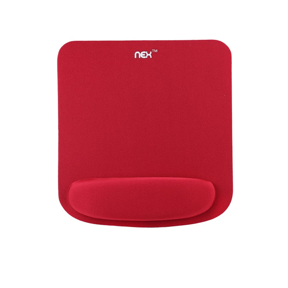 NEX Mouse Pad with Memory Foam Wrist Rest, Non-slip Rubber Base Mouse ...