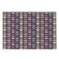 thumbnail image 1 of Folk Cutting Board, Valentine's Day Pattern with Colorful Hearts, Decorative Tempered Glass Cutting and Serving Board, in 3 Sizes, by Ambesonne, 1 of 2