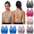 thumbnail image 5 of Women Casual Adjustable Breathable Top Bra Underwear Without Steel Ring Gathering Low Back Bra Womens Bras Woman Bra Small Bras Woman Sports Bar Women Bras plus Size Push up Sports Bras for Women High, 5 of 5