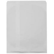 50 Bags Flat Plain Paper or Patterned Bags for candy, cookies, merchandise, pens, Party favors, Gift bags 4" x 6", Plain White