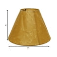 thumbnail image 2 of 16" Brown Slanted Empire Crinkle Oil Paper Lampshade, 2 of 3