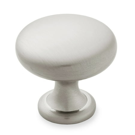 nickel knob brushed satin pull hardware cabinet pack diameter handle round finish drawer