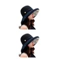 thumbnail image 2 of Qarigey Sombrero para el sol Sombreros de pescador plegables de verano Gorra ancha de malla Protector solar Moda transpirable para sombreros de Type1 NO1, 2 of 6