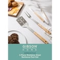 thumbnail image 2 of Gibson Home Barbeque Plus 3 Piece BBQ Tools W/Rubberwood Handles, 2 of 7