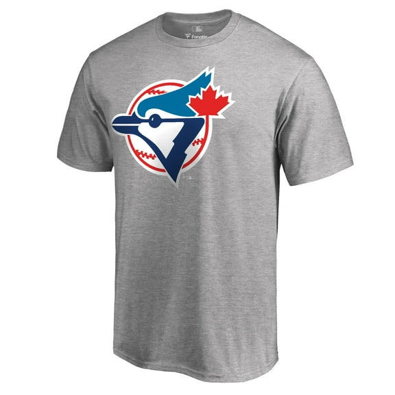 Men's Ash Toronto Blue Jays Cooperstown Collection Forbes T-Shirt