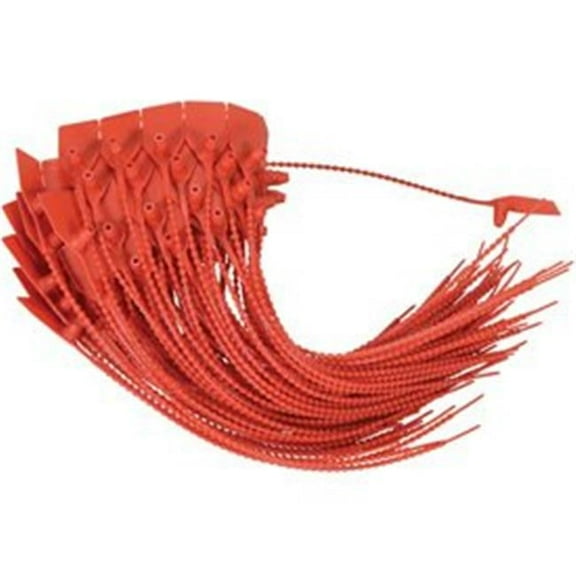 Sealed - Do Not Remove Security Seals, Red - Pack of 100
