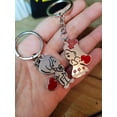 thumbnail image 4 of Lover's matching keychain- Me  you keychain Valentine's gift, 4 of 5