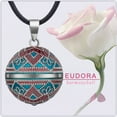 thumbnail image 5 of EUDORA Harmony Ball Necklace Pregnancy Gift for Women Mom to be, Vinage Angel Chime Caller Mexico Bola Music Prayer Wishing Bell Gift for Wife, Daughter, Daugher-in-law, 30" & 45" Black Cord, 5 of 5