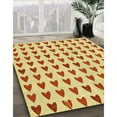 thumbnail image 2 of Ahgly Company Indoor Rectangle Patterned Papaya Orange Area Rugs, 6' x 9', 2 of 6