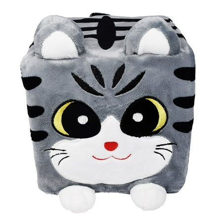 Gray Tabby Cats - Cute Cube Cat Plush 6