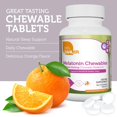 thumbnail image 4 of Suplemento Zahler de melatonina, tabletas de 5 mg, sabor a naranja, 60 unidades, 4 of 6