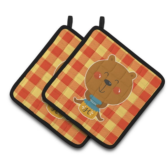 Honey Bear Pair of Pot Holders