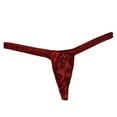 thumbnail image 5 of iOPQO Men's underwear Men's Comfortable Patent Leather Briefs Red One Size, 5 of 5