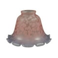 thumbnail image 2 of Meyda Tiffany 10731 Fluted 4" Tall Lamp Shade - Pink, 2 of 2