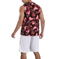 thumbnail image 2 of Sikiie Ladybugs and Red Hearts Basketball Jersey Reversible Men's Mesh Athletic Sports Shirts Training Practice S-4XLLarge, 2 of 6