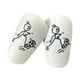 thumbnail image 1 of 1 par de protectores Mini Shin Tiny Shin Pads Protector de pierna de fútbol (8x5cm) blanco, 1 of 8