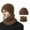 Khaki, variant on Hats for Women Winter Hat Winter Knitted Hat And Scarf Unisex Thermal Ear Warm Neck Warmer for Cold Weather Outdoor Activities
