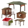 thumbnail image 4 of Casas de simulación de miniaturas de bricolaje para mesa modelo de construcción de patio de paisaje micro Estilo E Cola Juguetes de casa en miniatura, 4 of 8