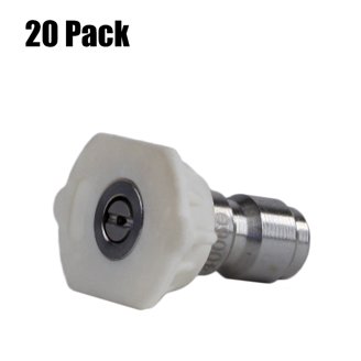 Boquilla Erie Tools 1/4″ Conexión Rápida – 25 Grados 6.0 Punta, Acero Inoxidable Para Lavadora A Presión