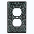 thumbnail image 2 of Metal Light Switch Plate Outlet Cover (French Victorian Frame - Single Duplex), 2 of 2