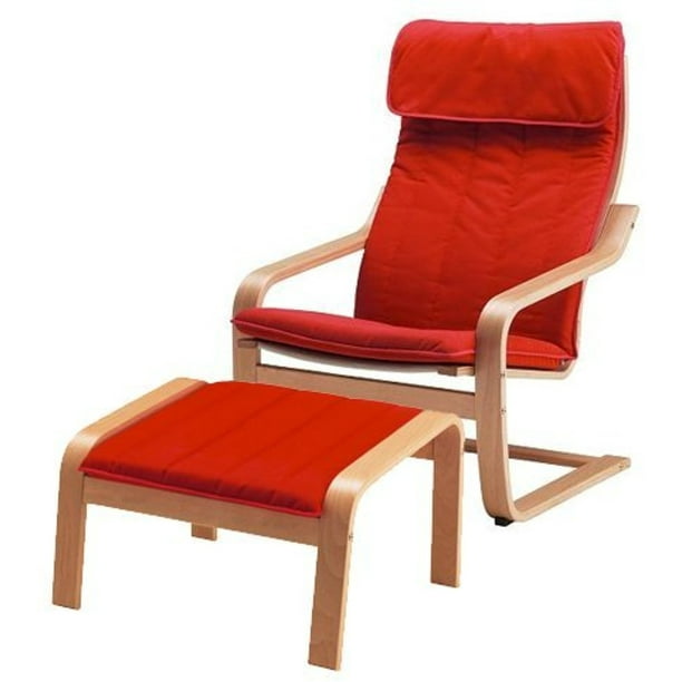 Ikea Poang Chair Armchair And Footstool, Ikea Poang Chair Armchair And Footstool Set