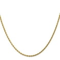 thumbnail image 3 of 14K Yellow Gold Rope Chain Necklace 14 inch 1.75 mm Diamond-cut with Lobster Clasp, 3 of 5