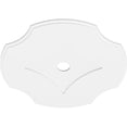 thumbnail image 2 of 40"OD x 4"ID x 14"C x 1"P Percival Architectural Grade PVC Contemporary Ceiling Medallion, 2 of 11